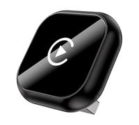 Adattatore CarPlay Wireless per Toyota Mark X Matrix Mirai / MR2 Spyder, Carplay Wireless Android Auto Plug & Play, Connessione Veloce Bluetooth, Controllo Vocale,A/Black