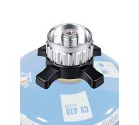 Adattatore Cartuccia Gas per Campingaz CV Easy Clic a EN417, Compatibile con CV270 Plus, CV300 Plus e CV470 Plus, in Ottone e Lega Metallica, Collegamento Ermetico per Fornelli da Campeggio