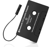 Adattatore Cassetta Autoradio Bluetooth 5.0, Aux Adaptador da Cassetta | Cassetta Adattatore da Auto con Microfono per Chiamate in Vivavoce