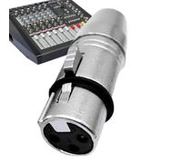 Adattatore cavo audio XLR maschio a femmina - Connettori audio Adattatore jack audio - Adattatore AUX, convertitore audio, connettore microfono per performance, registrazione, dispositivi diversi