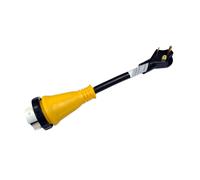Rv Elettrico Potenza Cavo Adattatore 30A Maschile A 50A Twist Blocco per Camper