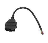 Adattatore cavo maschile 16 pin 30 cm 11,8 pollici cavo di prolunga per strumenti diagnostici Materiale ABS Collegamento stabile Contro diagnostico per veicoli automatici