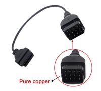 Adattatore Cavo OBD2 Da 12Pin A 16P Per Diagnostica Auto Renault Russia GAZ