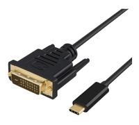 Adattatore cavo video DLH DY-TU4810B USB Tipo C a DVI 1,8 m