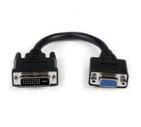 StarTech.com Adattatore cavo DVI a VGA da 20 cm - DVI-I maschio femmina