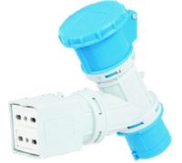 ADATTATORE CEE 220 V BLU -IP44-