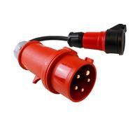 Adattatore CEE alta corrente 16A spina 30cm a 230V attacco Doktorvolt 6114