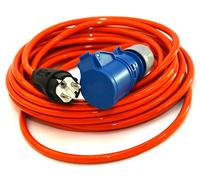 ADATTATORE CEE Spina Schuko Attacco PCE camper campeggio 3x2,5mm H07BQ-F 5-50m
