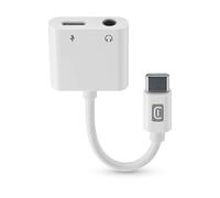 Cellular Line Adattatore USB-C/HDMI/Jack 3mm SOUNDCHARGE35W Bianco