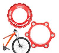 Adattatore Center Lock - Convertitore Rotore In Alluminio, Montaggio Su Mozzo A Sei Bulloni | Aggiornamento Mountain Bike | Kit Di Conversione Del Freno A Disco Accessorio Per La Guida Con Prestazioni