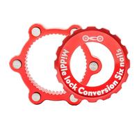 Adattatore Center Lock Disco Universale 54 x 44 mm 6 Fori | Adattatore Centre-Lock per bicicletta per campeggio, escursionismo, sopravvivenza, ciclismo, casa, interno