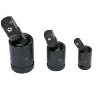 Adattatore Chiave Bussola Cricchetto Set 3pz Riduttori 1/2 1/4 3/8 Snodo Sferico