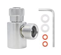 Adattatore cilindro CO2, adattatore di ricarica CO2, serbatoio di riempimento CO2, contenitore di riempimento TR21.4 fino a W21.8, kit di collegamento per anidride carbonica, accessorio per serbatoio