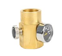 Adattatore CO2, adattatore per bottiglia di CO2, per acqua di soda CO2, riempimento Sodastream Tank Soda Maker, adattatore di ricarica con manometro da 2000psi TR21-4 a W21.8