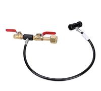 Adattatore CO2 per Ricarica Bombola per Creatore di Soda con Tubo Flessibile CGA320, Serbatoio Riempimento Accessorio per Soda Maker Ideale per Acqua Frizzante (21.8-14mm 36 Pollici)
