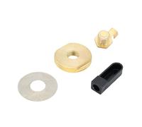 Adattatore coassiale con foro da 3/8" per il montaggio dell'antenna del veicolo con contatti placcati in oro e spina di montaggio resistente alle intemperie