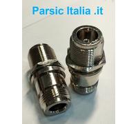 Adattatore coassiale da N Presa a N Presa / DOPPIA FEM. DA PANNELLO ( = 2 PEZZI)