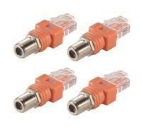 Adattatore coassiale-ethernet, convertitore coassiale a 4 pacchi femmina a RJ45 maschio per il tester di linea