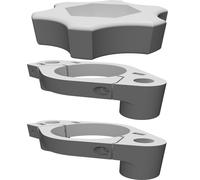 Adattatore Colonna Trapano per Bosch PBS 18 64mm Supporto Mobile Stampato 3D