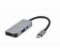 Adattatore combinato USB Type-C CableXpert (Hub HDMI PD) - A-CM-COMBO3-02 NEW
