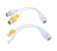 Adattatore combinatore splitter Ethernet PoE per configurazioni di rete domestica e ufficio