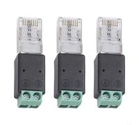 Adattatore compatto da A a PIN4 + B a PIN5 progettato per facilitare la comunicazione efficiente da RJ45 a RS485 in ambienti industriali