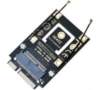 Adattatore compatto M.2 2230 a Mini per PC portatile Upgrade | Materiale nero del bordo del PWB, dimensione standard, prestazioni affidabili per la connettività di rete senza soluzione