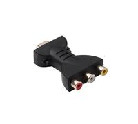 Adattatore composito da HDMI a 3 RCA, da HDMI a RCA giallo, bianco e rosso, cavo convertitore video 1080p per TV e DVD
