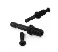 Adattatore con codolo esagonale da 1/4" a vite filettata maschio da 3/8" -24UNF for punta da trapano Adattatore con codolo esagonale da 1/4" a vite filettata maschio da 3/8" -24UNF