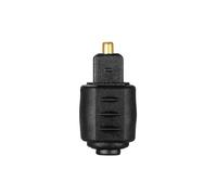Adattatore con interfaccia femmina Toslink quadrata, interfaccia maschio Toslink da 3,5 mm rotonda per una facile conversione, progettato per coloro
