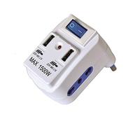 Adattatore con interuttore, spina 16A