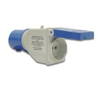 Adattatore industriale da spina Fanton bipasso 230V IP44 73108