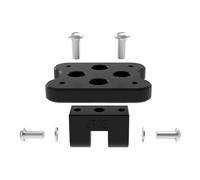 Adattatore con testa a sfera da 1 pollice per supporto GPS con fori AMPS, barra da 22 mm, supporto GPS per SP Connect, per Quad Lock, per Action/Dash Cam/Beeline