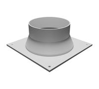 Adattatore Condotto per Ventola AC Infinity 120mm a Tubo 4 Pollici Stampato