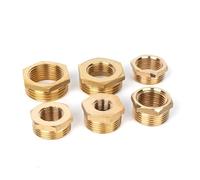 Adattatore connettore accoppiatore for raccordo for tubo di riduzione in ottone con filettatura metrica maschio-femmina da 2 pezzi M5 M6 M8 M10 M12 M14 M16 M20 (F M5x0,8-M BSP1l4)(F M14x1.5 M M20x1.5)
