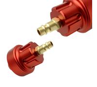 Adattatore connettore alluminio 6061 per test perdite liquido raffreddamento rad