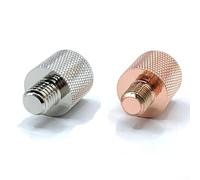 Adattatore connettore da M10 a 3/8 per antenna JPC con corpo in acciaio inossidabile leggero per facilitare la portabilità e il collegamento del segnale sicuro (argento)