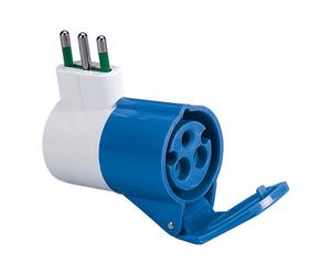 Adattatore/connettore - Elettrico - Adattatore Industriale Da S17 A 1 Presa C...