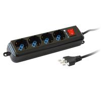 Adattatore/connettore - Elettrico - Multipresa 4 Posti Italiana Bipasso Con I...