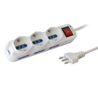 Adattatore/connettore - Elettrico - Multipresa 6 Posti Italiana Bipasso / 3 S...