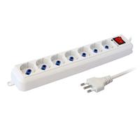 Adattatore/connettore - Elettrico - Multipresa 7 Posti Italiana Bipasso / Sch...