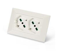 Adattatore/connettore - Elettrico - Multipresa Universale Da Incasso Con Dopp...
