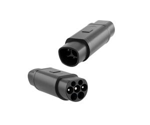 Adattatore Connettore EV 32A per A GBT EVSE Adattatore Caricabatteria per Auto Elettrica 250V Connettore di Ricarica Monofase