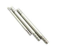 Adattatore connettore for raccordo for tubo lungo dritto a 2 vie in acciaio inossidabile 304 da 6 mm, 8 mm, 10 mm, 12 mm, 13 mm, 14 mm, 16 mm, 19 mm, 20 mm, L 100 mm(20mm Length 100mm)