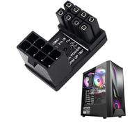 Adattatore connettore GPU - Connettore a 90 gradi a basso profilo, di alimentazione alimentata | Versatile scheda a 6/8 pin, design per compatti e postazioni di lavoro grafiche