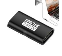 Adattatore Connettore USB C - Efficient Doppia Femmina Estensore da, Cute, Light Weight, 240W , Type per, Ufficio Laptop Casa Computer Viaggio | Multipurpose Outdoor Indoor Utility Safe Easy to Use