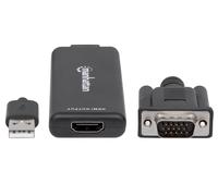Adattatore/connettore - Video - Convertitore Da Vga E Usb A Hdmi
