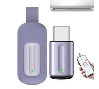 Adattatore controller IR per smartphone - Mini telecomando a infrarossi universale per telefoni Type-C Androìd, trasmettitore intelligente perTV e climatizzatore, in lega di alluminio