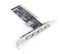 Adattatore controller PCI VIA HUB a 4 porte USB 2.0 ad alta velocità da 480 Mbps, compatibile con Windows