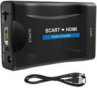 Adattatore Converte L'Ingresso Scart Analogico in Uscita Hdmi. Adattatore Video
